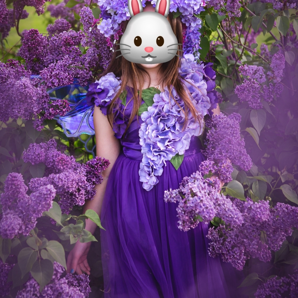Custom Lilac Wysteria Fairy Gown